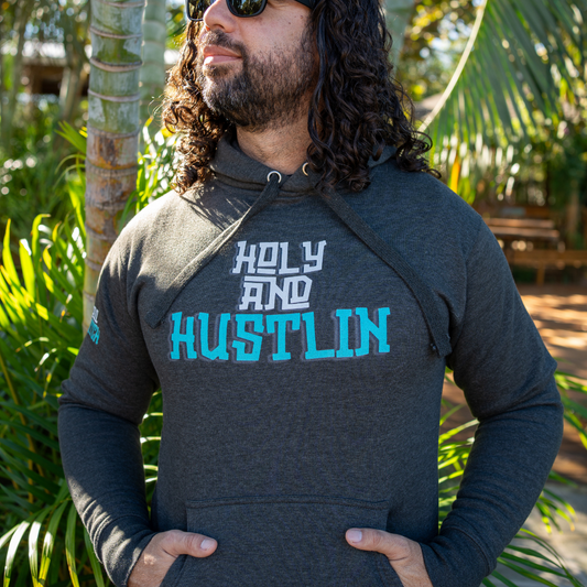 Men's Holy & Hustlin Pull-over Hoodie