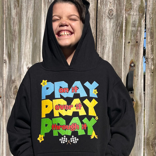 Pray On It Kids Hoodie